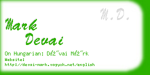 mark devai business card